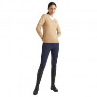 Tommy Hilfiger Equestrian Women's Pullover V-Neck Light FW22 Tommy Hilfiger Equestrian Women's Pullover V-Neck Light FW22