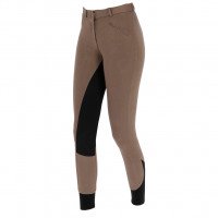 Covalliero Women's Breeches Economic, Full Seat, Leather Trim, Synthetic Leather