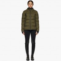Cavalleria Toscana Women's Jacket Matte Jersey Quilted FW22, Quilted Jacket