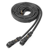 Schockemöhle Sports Bridle Reins Rubberized, Round Stitched with Bridle Hook Schockemöhle Sports Bridle Reins Rubberized, Round Stitched with Bridle Hook
