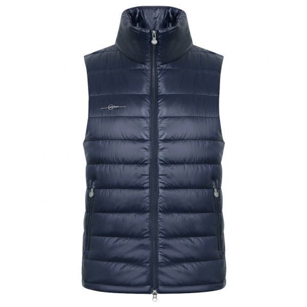 mens quilted navy vest
