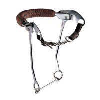 HS Sprenger Hackamore with Curb Chain and Stainless Steel Cheeks