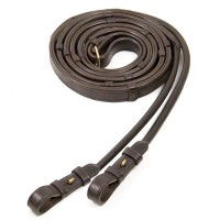 Schockemöhle Sports Bridle Reins Rubberized, Round Stitched with Bridle Hook Schockemöhle Sports Bridle Reins Rubberized, Round Stitched with Bridle Hook