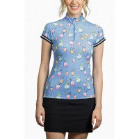 Kastel Denmark Women's Training Shirt Cap Sleeve Trim FW22 Kastel Denmark Women's Training Shirt Cap Sleeve Trim FW22