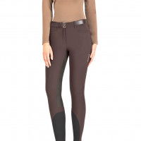 Equiline Women's Breeches Efide FW22, Full Seat, Leather Trim, Imitation Leather Equiline Women's Breeches Efide FW22, Full Seat, Leather Trim, Imitation Leather