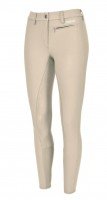 Pikeur Women's Breeches Lugana Stretch McCrown, Full Seat, Leather Trim