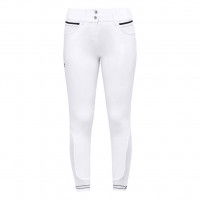 Cavalleria Toscana Ladies Riding Breeches Silicone Print CT Logo Riding FW22, Knee-Grip Cavalleria Toscana Ladies Riding Breeches Silicone Print CT Logo Riding FW22, Knee-Grip