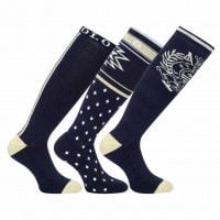 HV Polo Riding Socks HVPHarper FW22, Show Socks, pack of 3 HV Polo Riding Socks HVPHarper FW22, Show Socks, pack of 3