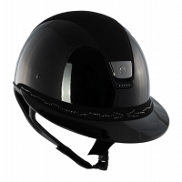 Samshield Riding Helmet MS SG, Holo Shield Sw, FB Flower Sw,Trim matt,Blazon blk chrm,5 Jet hematite