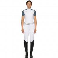 Cavalleria Toscana Competition Shirt Women Micro Sequins SS22, short sleeve Cavalleria Toscana Competition Shirt Women Micro Sequins SS22, short sleeve