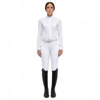 Cavalleria Toscana Women's Competition Shirt Swiss Dot L/S Jersey FW22, Competition Blouse, long-sleeved Cavalleria Toscana Women's Competition Shirt Swiss Dot L/S Jersey FW22, Competition Blouse, long-sleeved
