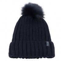 Pikeur Women's Hat With Faux Fur Bobble FW22, Knitted Cap