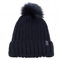 Pikeur Women's Hat With Faux Fur Bobble FW22, Knitted Cap Pikeur Women's Hat With Faux Fur Bobble FW22, Knitted Cap
