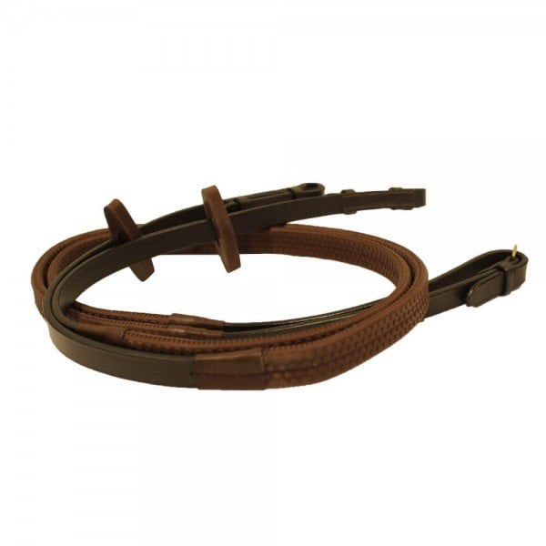 Horseware Rambo Micklem Rubber Reins for Competition Bridle