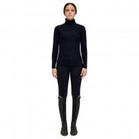 Cavalleria Toscana Women's Sweater CT Winter Wool Turtleneck FW22, Turtleneck Sweater Cavalleria Toscana Women's Sweater CT Winter Wool Turtleneck FW22, Turtleneck Sweater