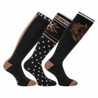 HV Polo Riding Socks HVPHarper FW22, Show Socks, pack of 3 HV Polo Riding Socks HVPHarper FW22, Show Socks, pack of 3