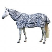Covalliero Fly Blanket RugBe Zebra, with Neck Part 