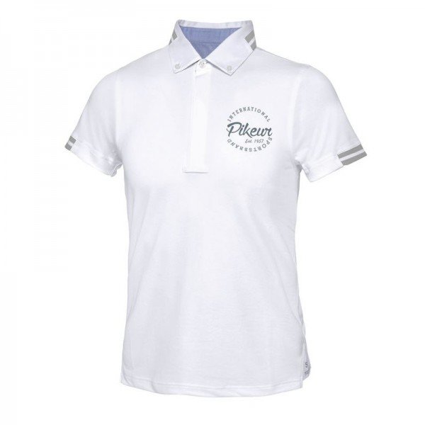 Pikeur Competition Shirt Boys' Dario, Competition Polo, Short Sleeve