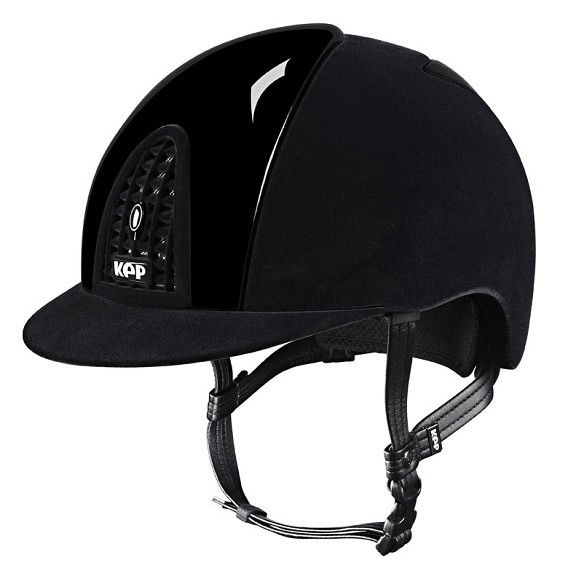 KEP Riding Helmet Cromo Full Velvet Fundis Equestrian