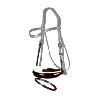 Dyon Noseband for Caveson Special Patent Large Crank Flash NEC with White Lining Dyon Noseband for Caveson Special Patent Large Crank Flash NEC with White Lining