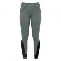 Cavalleria Toscana Ladies Riding Breeches Silicone Print CT Logo Riding FW22, Knee-Grip Cavalleria Toscana Ladies Riding Breeches Silicone Print CT Logo Riding FW22, Knee-Grip