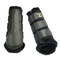 Back on Track 3D Mesh Brushing Boots with Faux Fur