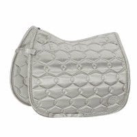 Eskadron Dressage Saddle Pad Satin Crystal Platinum 2022 Eskadron Dressage Saddle Pad Satin Crystal Platinum 2022
